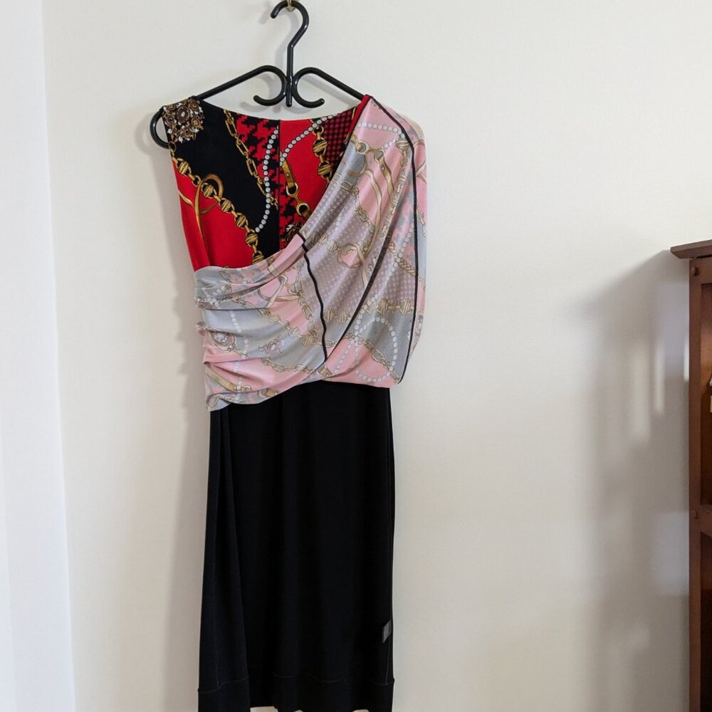 Reversible Black / Versace Inspired Dress – Size Medium
